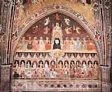 Andrea Bonaiuti Da Firenze Canvas Paintings - Triumph of St. Thomas and Allegory of the Sciences